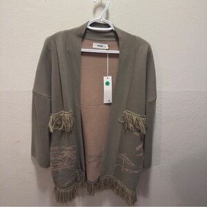Army Green Cardigan